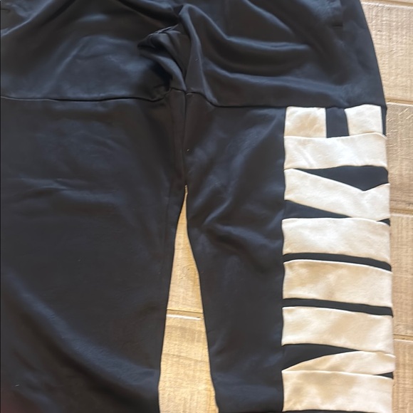 Nike Black and White Logo Joggers - Picture 3 of 7